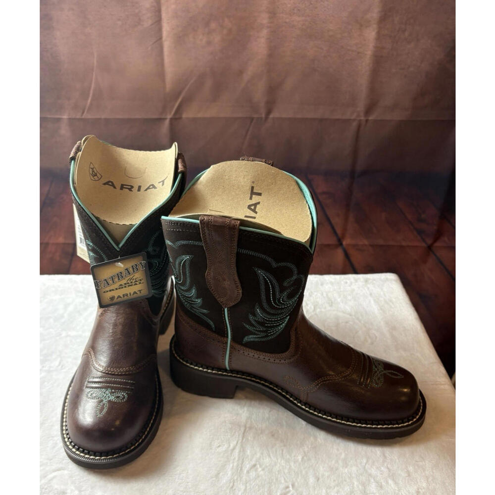 NEW WITH BOX ARIAT Womens Fatbaby Heritage Dapper Western Boot 9.5